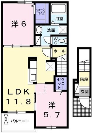 タップ　アルファＢの物件間取画像